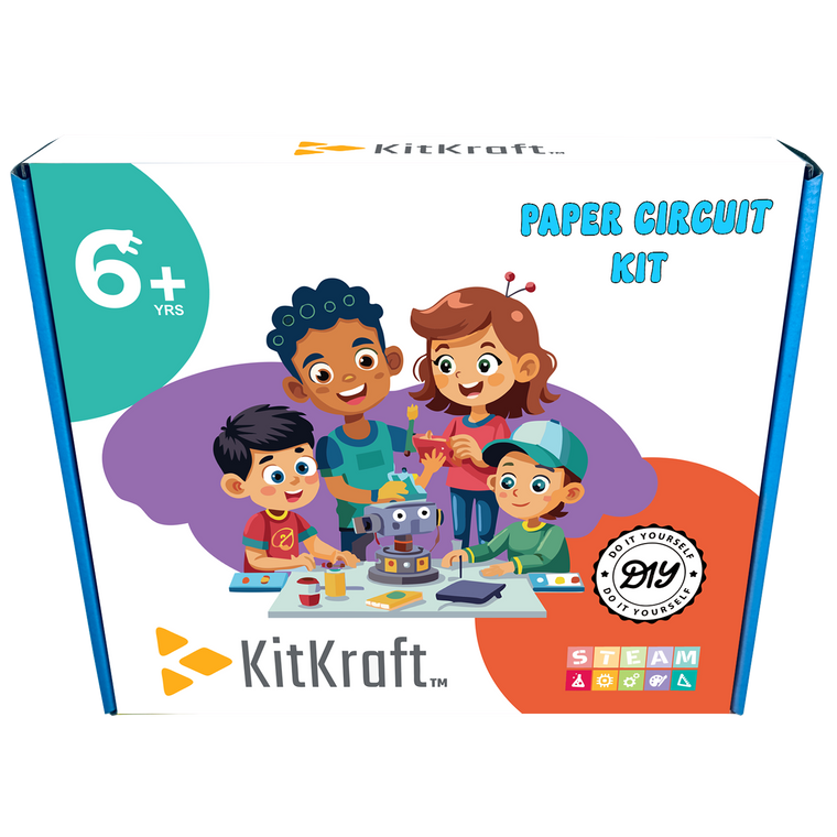 12 in 1 Template Paper Circuit Kit | Create, Color & Light Up Circuits | Fun STEM Learning