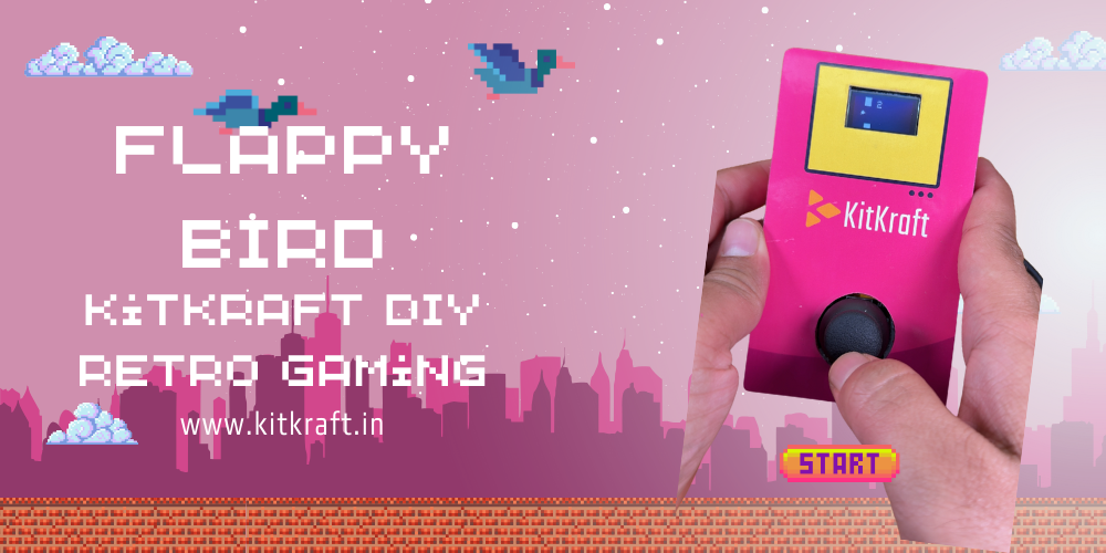 Flappy Bird on Arduino Nano | KitKraft DIY Retro Gaming