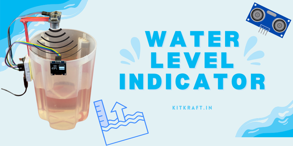 Water Level Indicator using Arduino Nano, Ultrasonic Sensor & OLED Display | KitKraft DIY Project