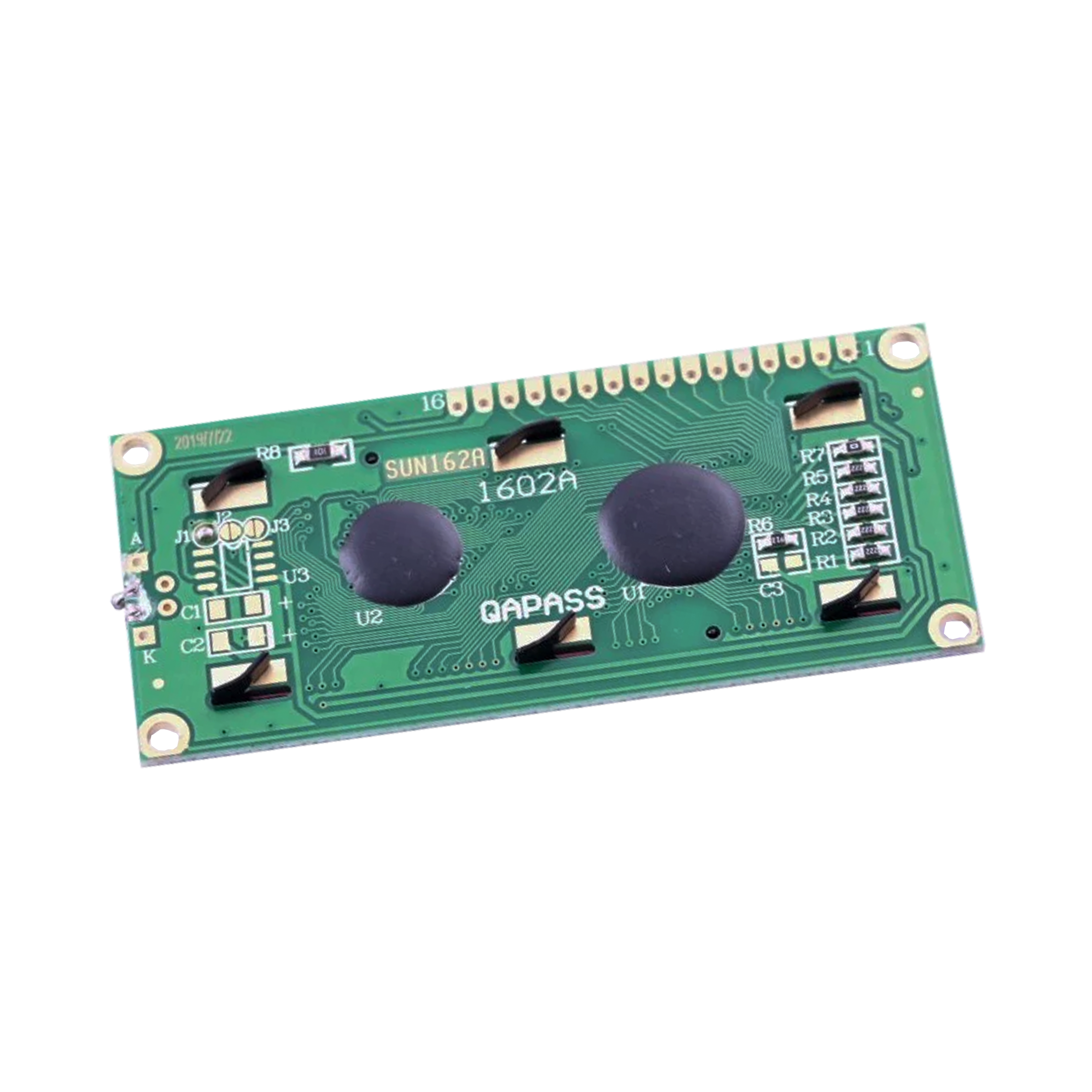 16x2 (1602) Character Green Backlight LCD Display