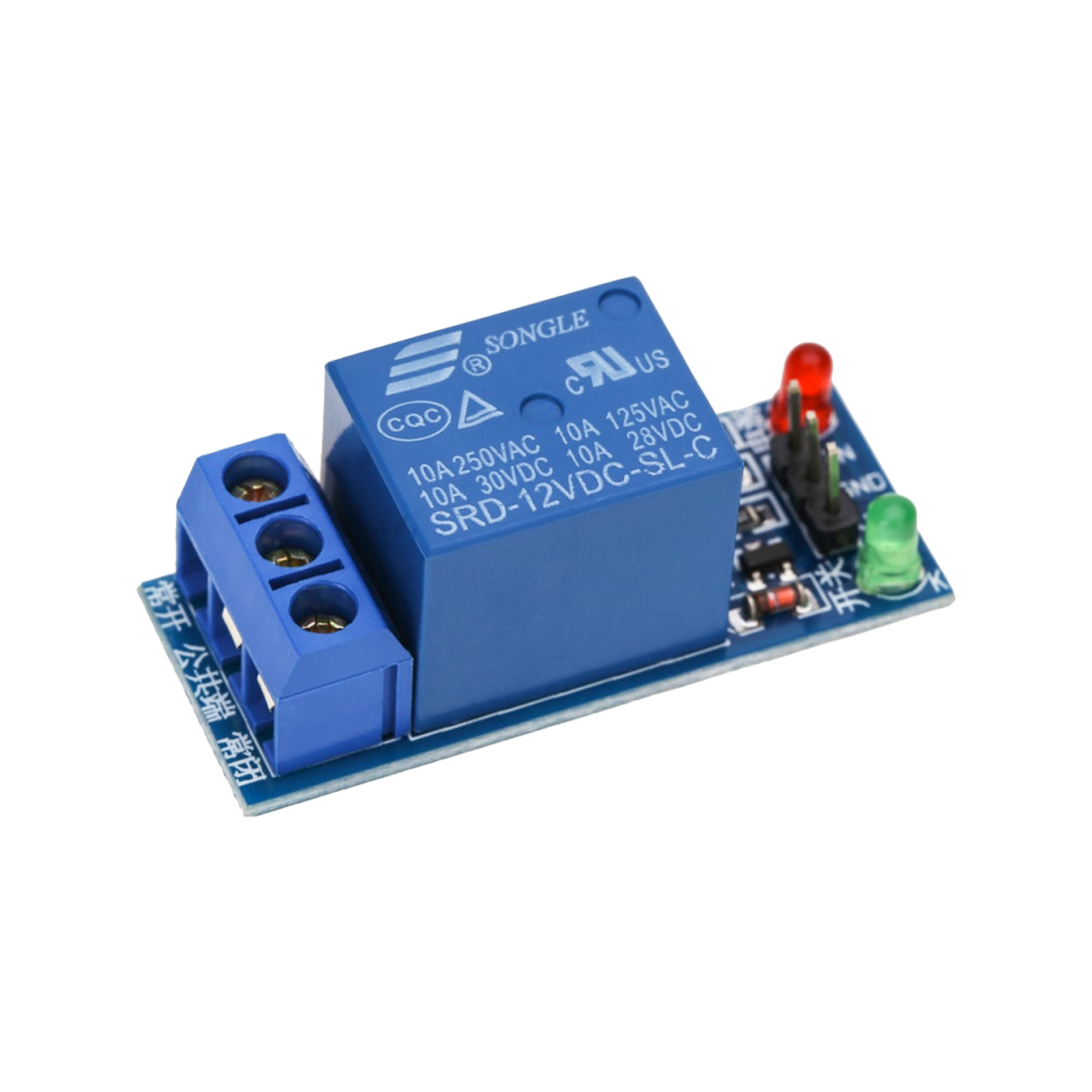 12V 1 Channel Relay Module with Opto coupler