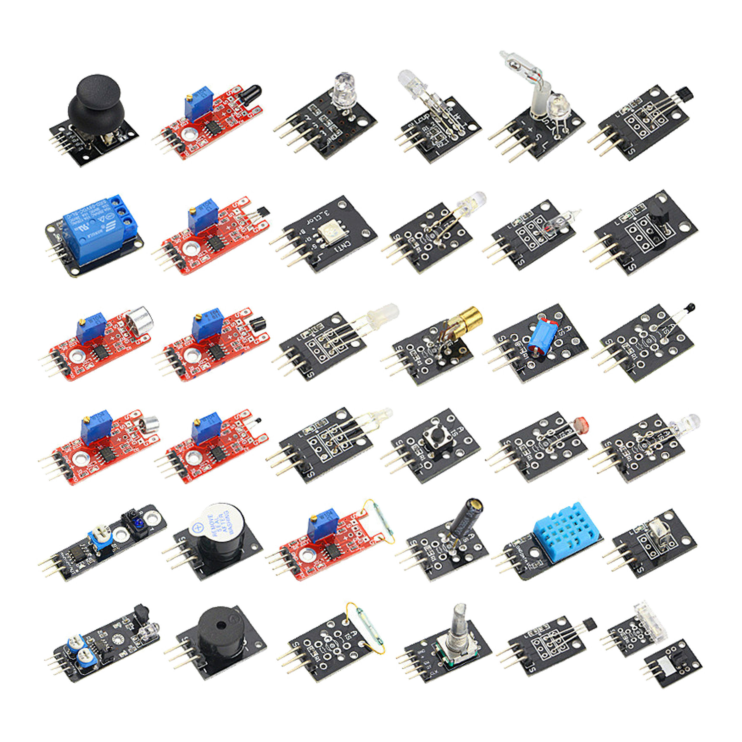 37 in 1 Sensors Kit compatible with Arduino