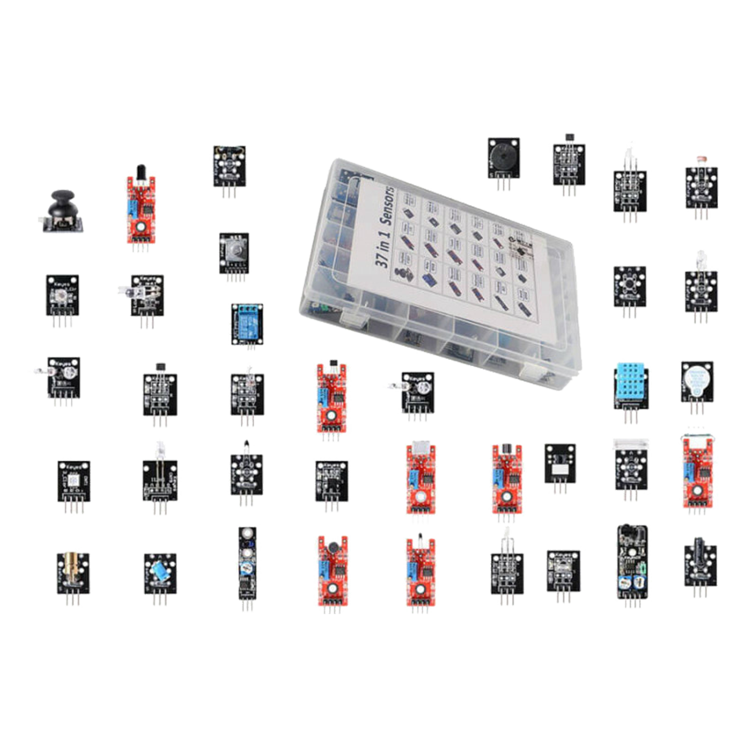 37 in 1 Sensors Kit compatible with Arduino