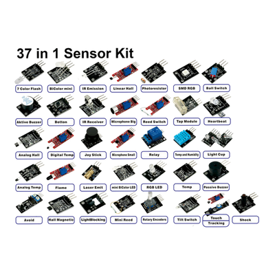 37 in 1 Sensors Kit compatible with Arduino