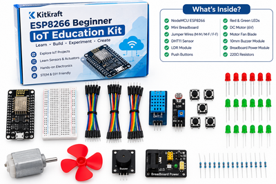 ESP8266 Beginner IoT Education Kit – NodeMCU Electronics Project Kit
