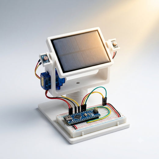 DIY - Arduino Nano Solar Tracker Kit - LDR, SG90 Servo