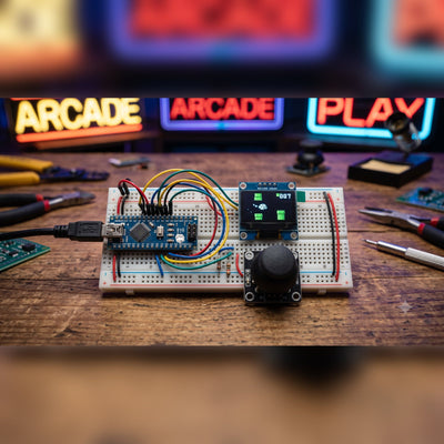 DIY - Flappy Bird on Arduino Nano Kit - OLED, Joystick