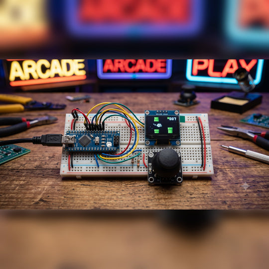 DIY - Flappy Bird on Arduino Nano Kit - OLED, Joystick
