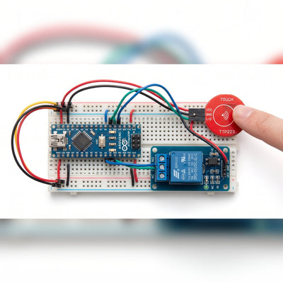 DIY - Touch-Activated Control Kit - Arduino Nano, Relay