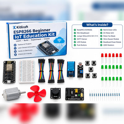 ESP8266 Beginner IoT Education Kit – NodeMCU Electronics Project Kit