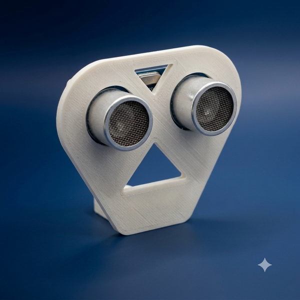 HC-SR04 Ultrasonic Sensor Holder - 3D printed