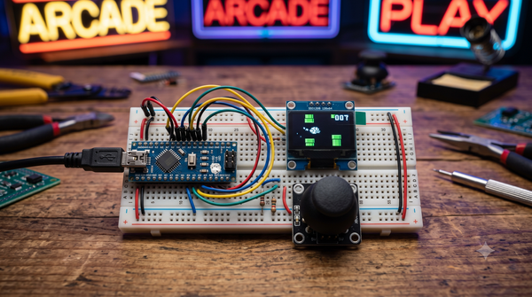 DIY - Flappy Bird on Arduino Nano Kit - OLED, Joystick