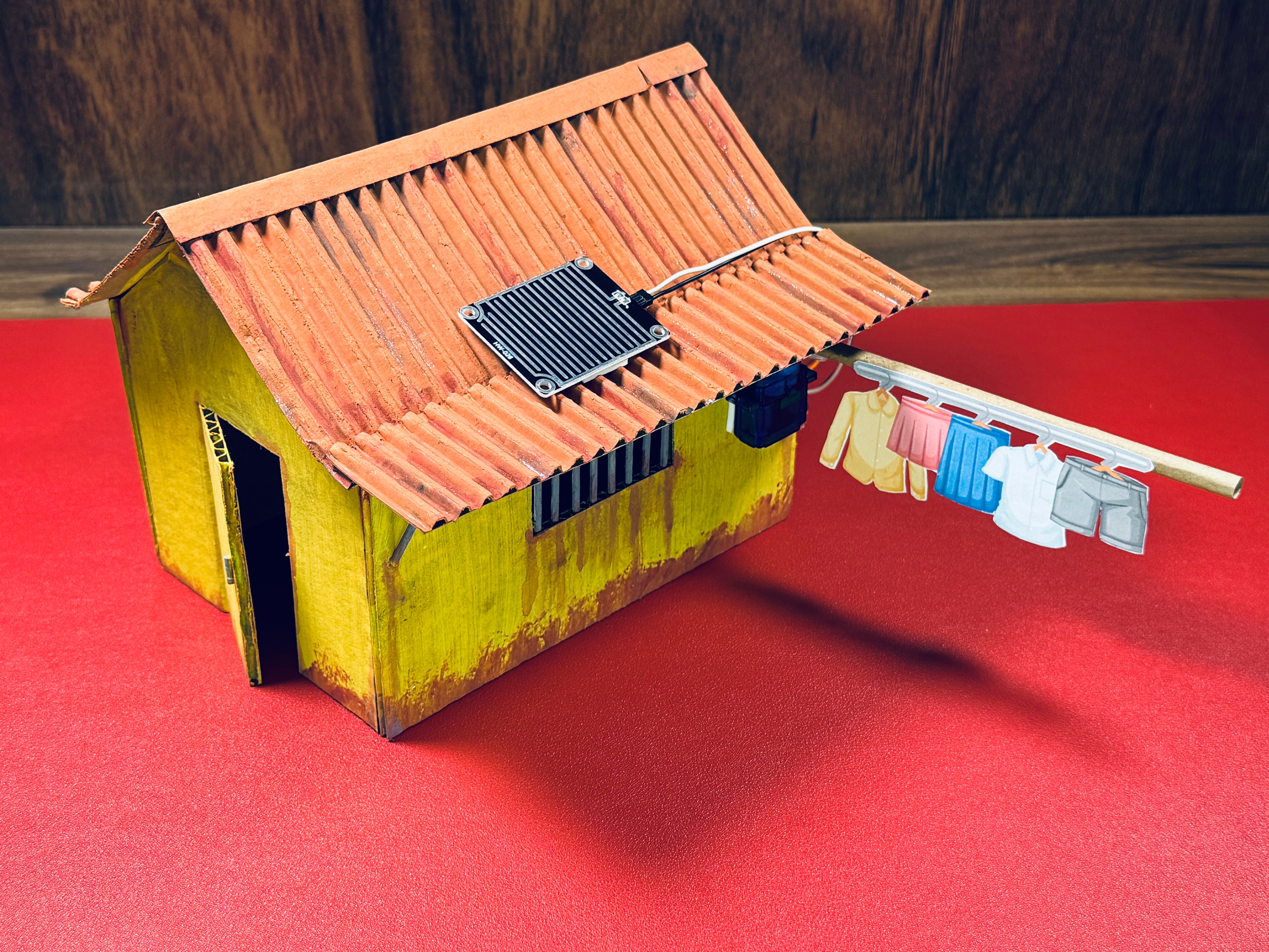 Arduino Nano Auto Rain Shield for Clothes