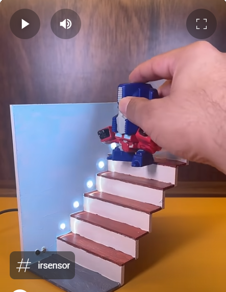 DIY - Smart Staircase Lighting using Arduino Nano & IR Sensor
