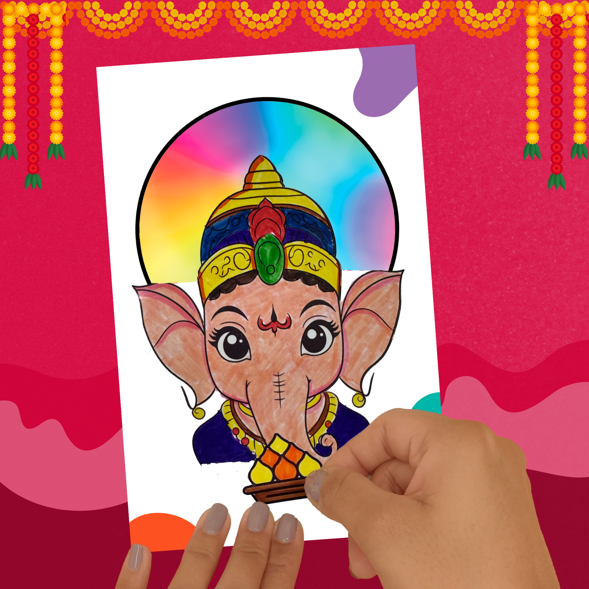DIY Magical Light-up Ganesha Kit – A Fun, Festive & Educational STEAM Activity for Kids