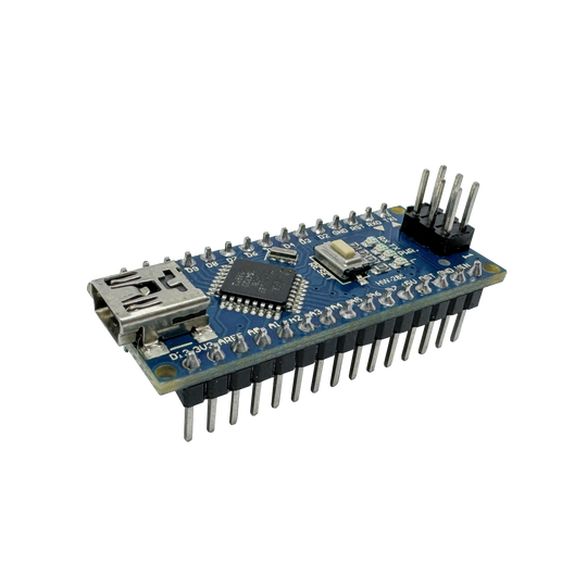 Arduino Nano V3 ATMEGA328 Compatible Board with Pre-Soldered Headers & USB Cable for Arduino Projects