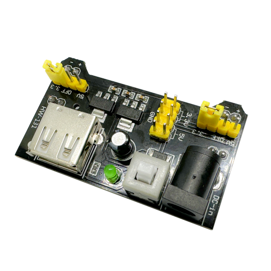 MB102 Adjustable Breadboard Power Supply Module (3.3V & 5V) for Arduino & Raspberry Pi