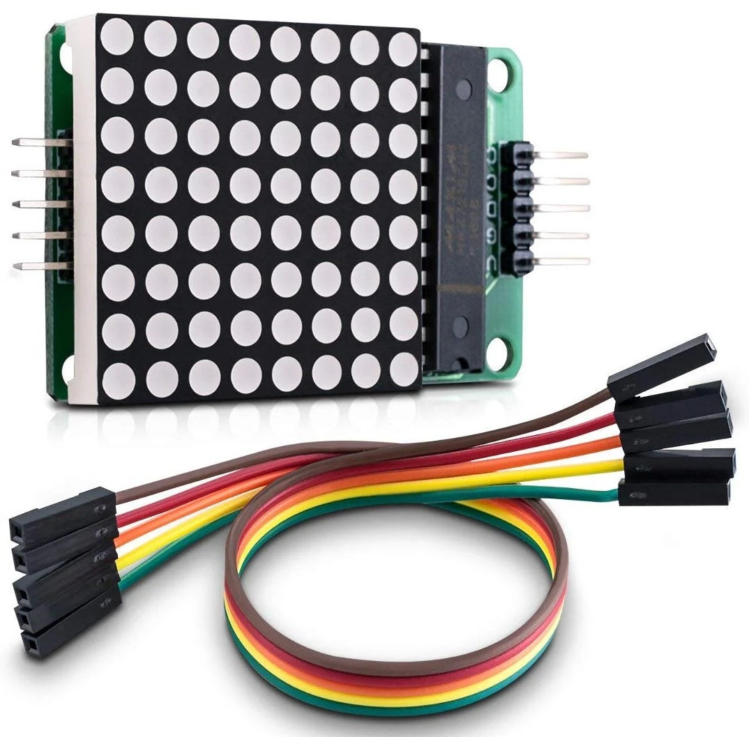 Dot Matrix LED Module MAX7219 Microcontroller Control – Kitkraft