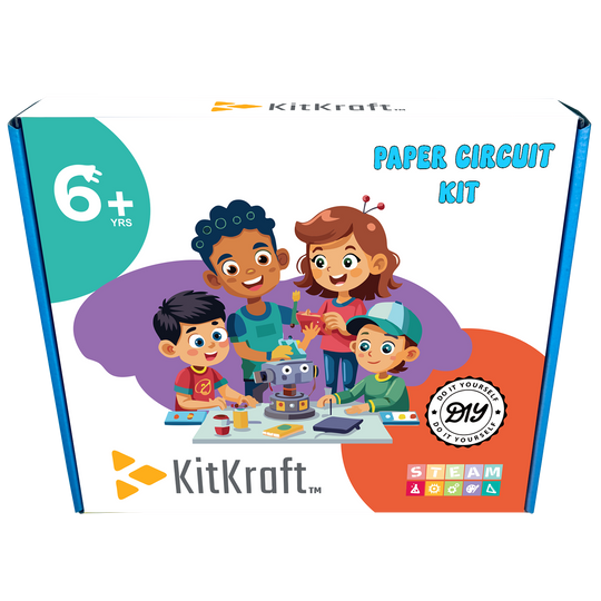 12 in 1 Template Paper Circuit Kit | Create, Color & Light Up Circuits | Fun STEM Learning