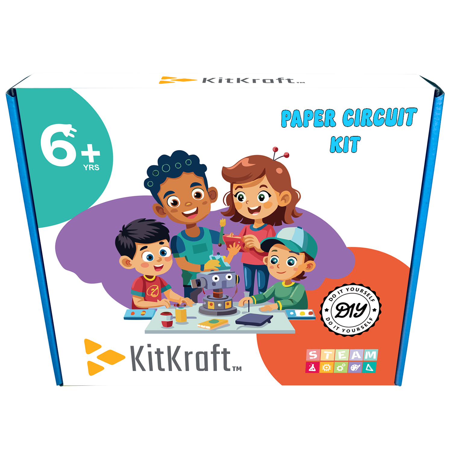 Paper Circuit Kit | Create, Color & Light Up Circuits | Fun STEM Learning | Free Shipping | 8 Templates