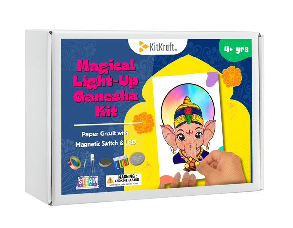 DIY Magical Light-up Ganesha Kit – A Fun, Festive & Educational STEAM Activity for Kids