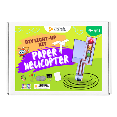 DIY Light-up Kit Paper Helicopter