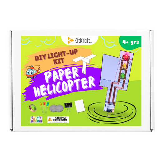 DIY Light-up Kit Paper Helicopter