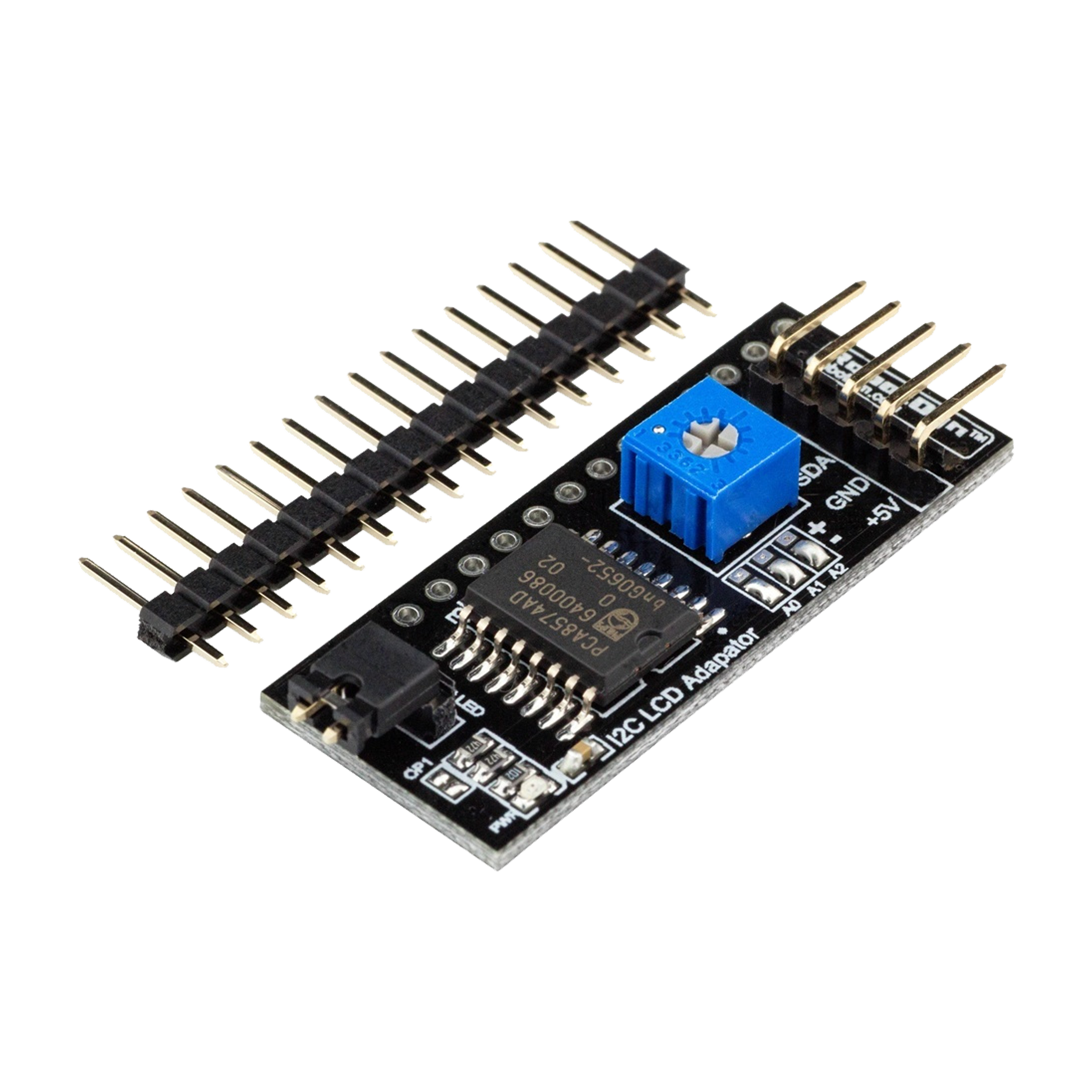 I2C Module for 16x2 (1602) Character LCD – Kitkraft