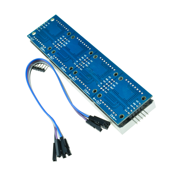 MAX7219-4 Dot Matrix LED Display Module – 4-in-1 Cascaded Panel