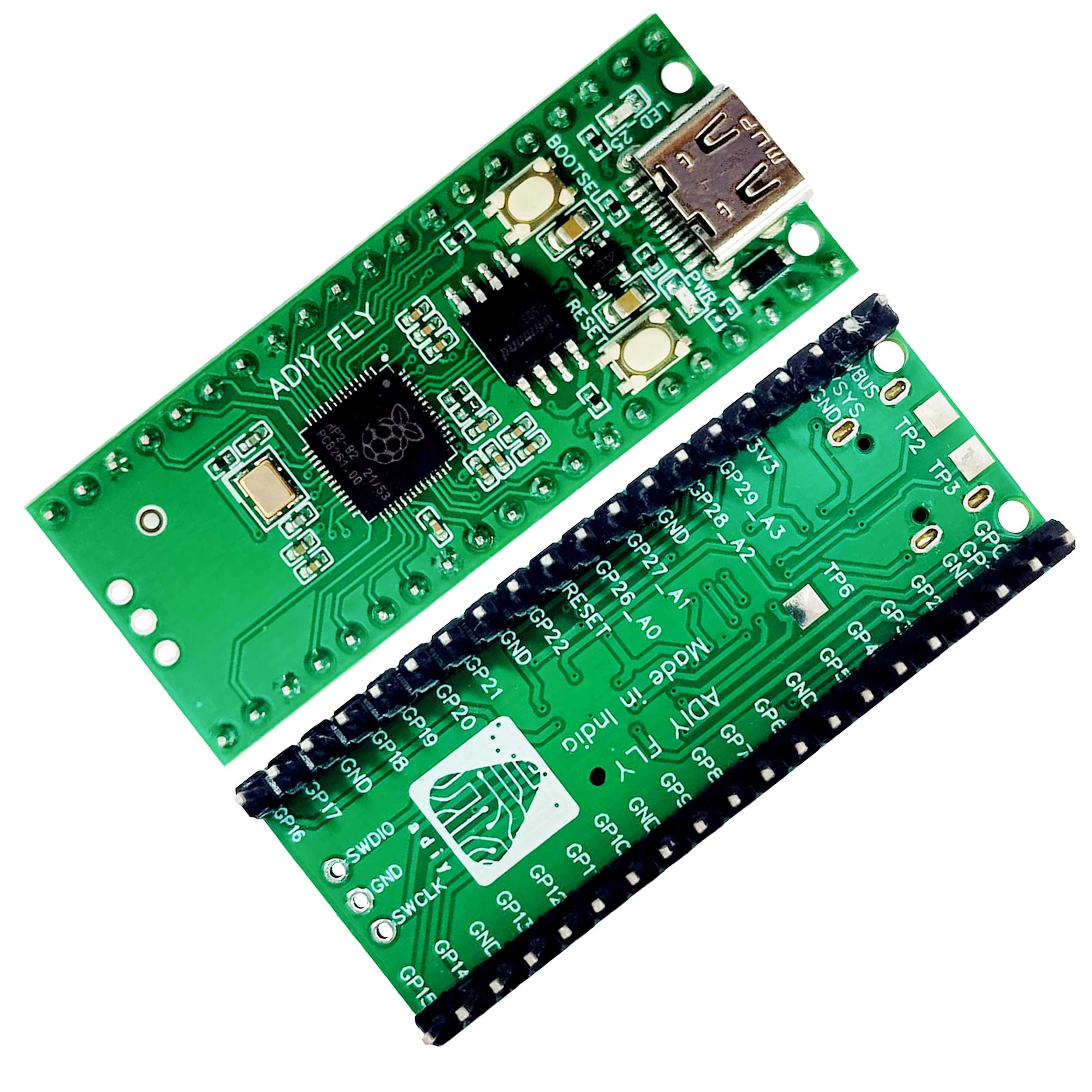 ADIY FLY Pico RP2040 Basic Board (Type C)