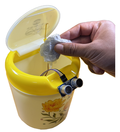 DIY - Smart Dustbin Kit - Arduino Nano, Ultrasonic Sensor, SG90 servo motor