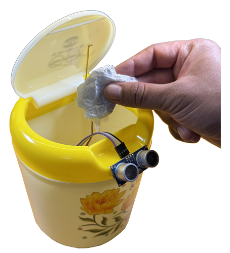 DIY - Smart Dustbin Kit - Arduino Nano, Ultrasonic Sensor, SG90 servo motor